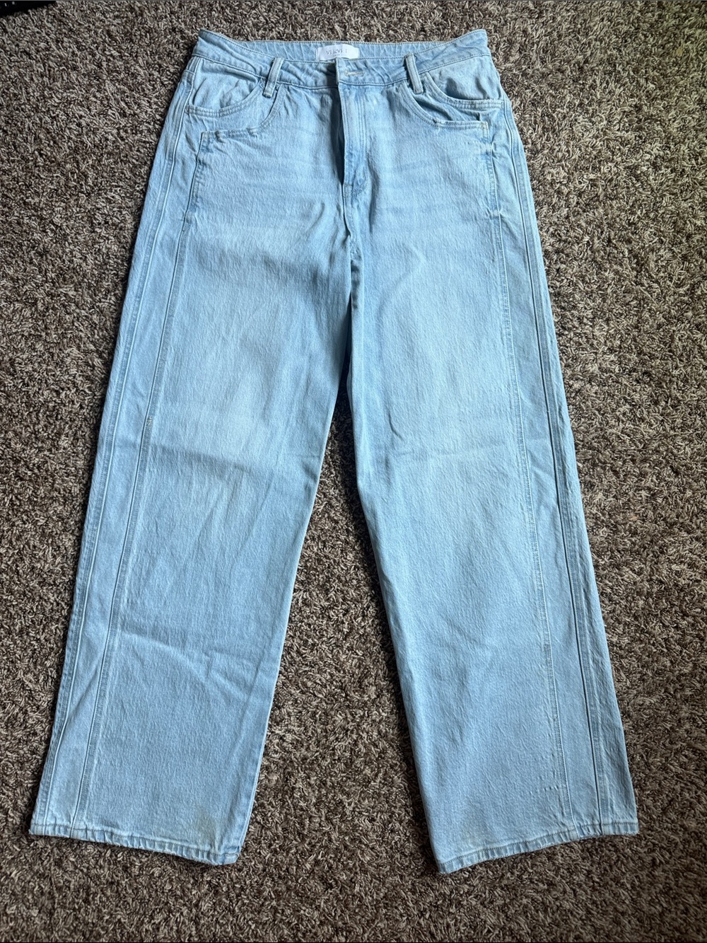 Relaxed Light Blue Women’s Jeans - Casual Straight Fit